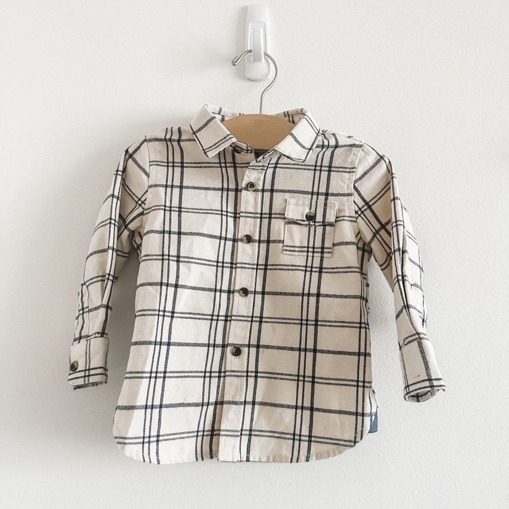 NWT Bear Camp size 12-18 months button down shirt